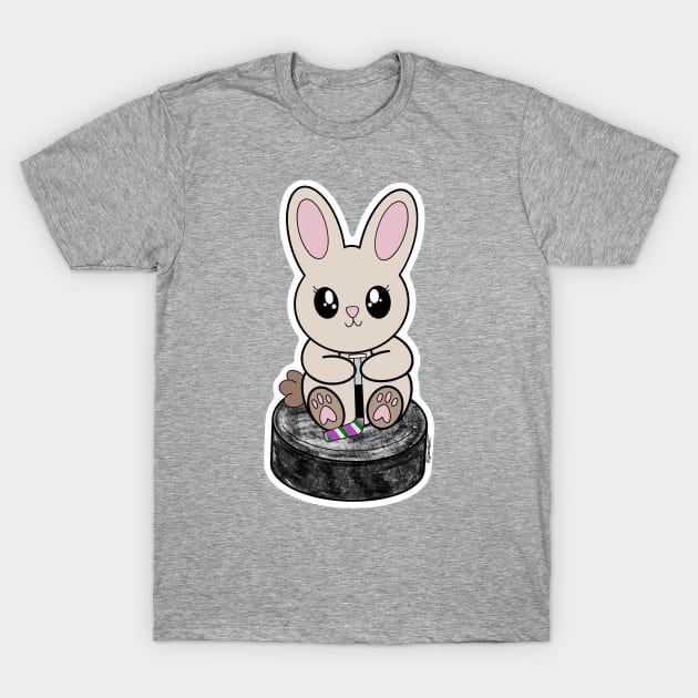 Puck Bunny (Genderqueer) T-Shirt by jberoldart